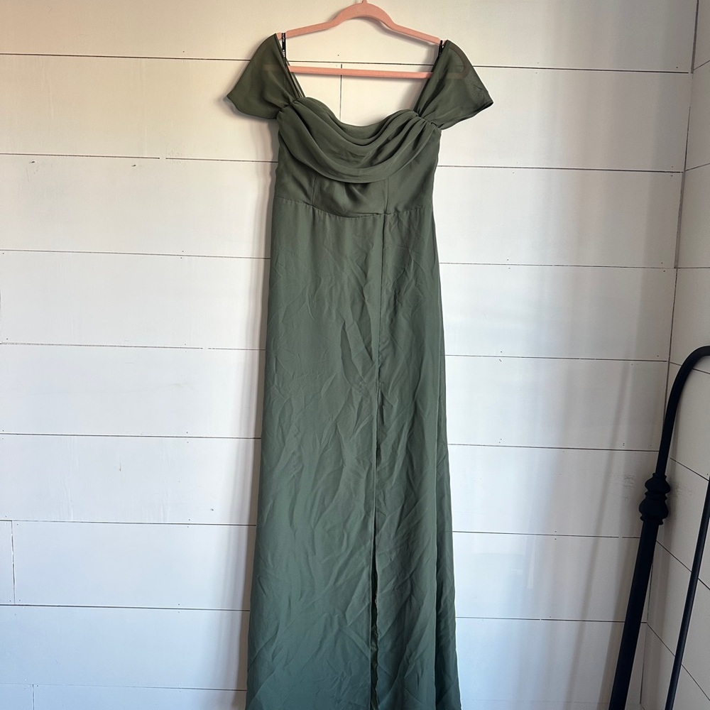 Birdy Grey Sage Green Maxi Dress